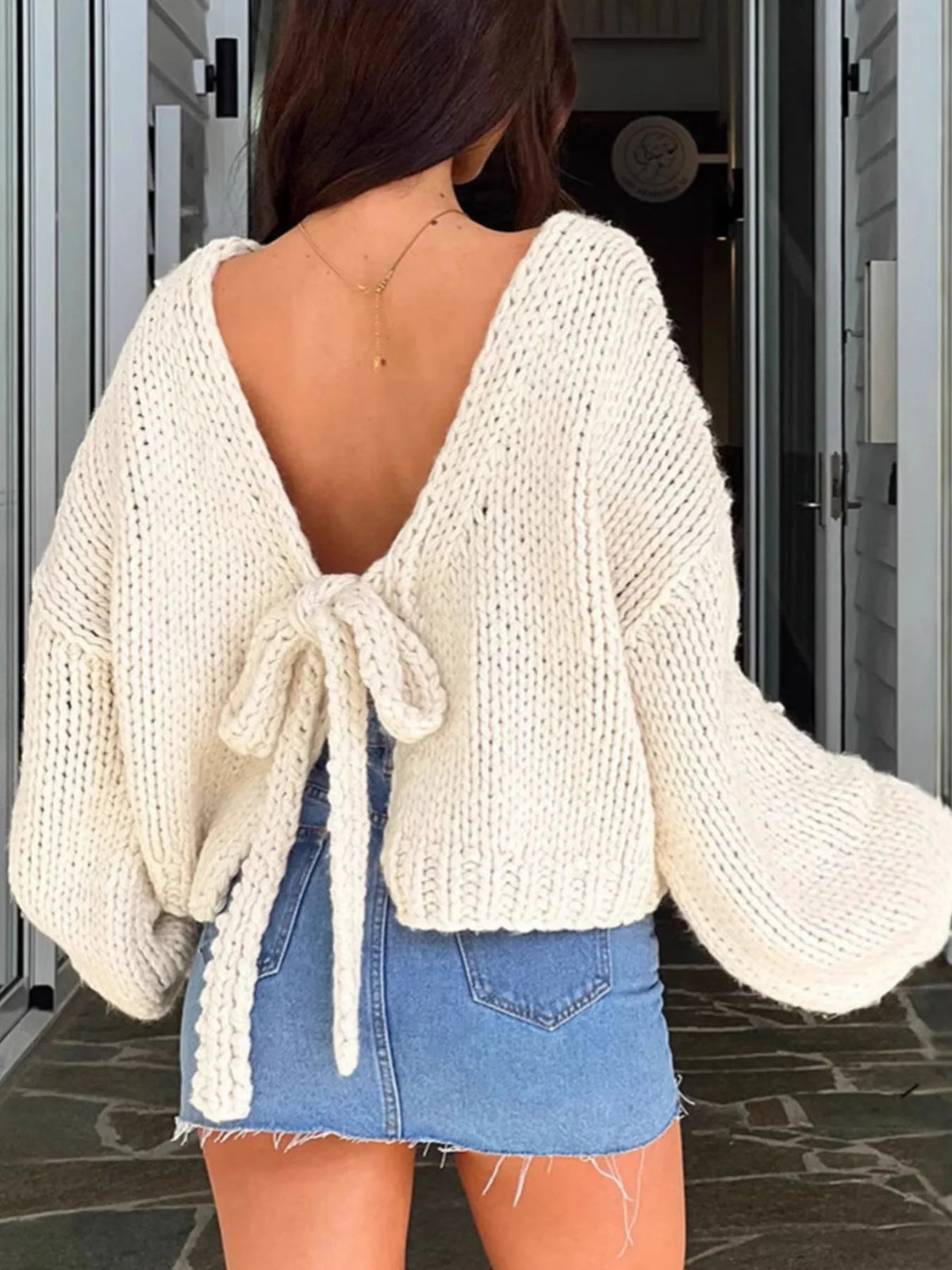 Amya croppad cardigan