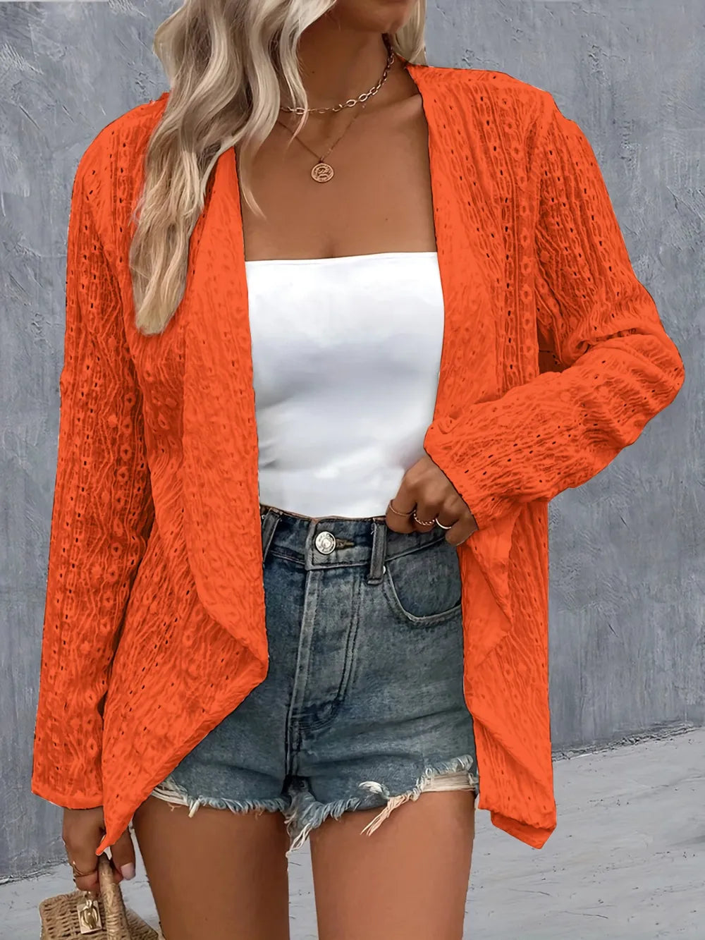 Pernilla broderad cardigan