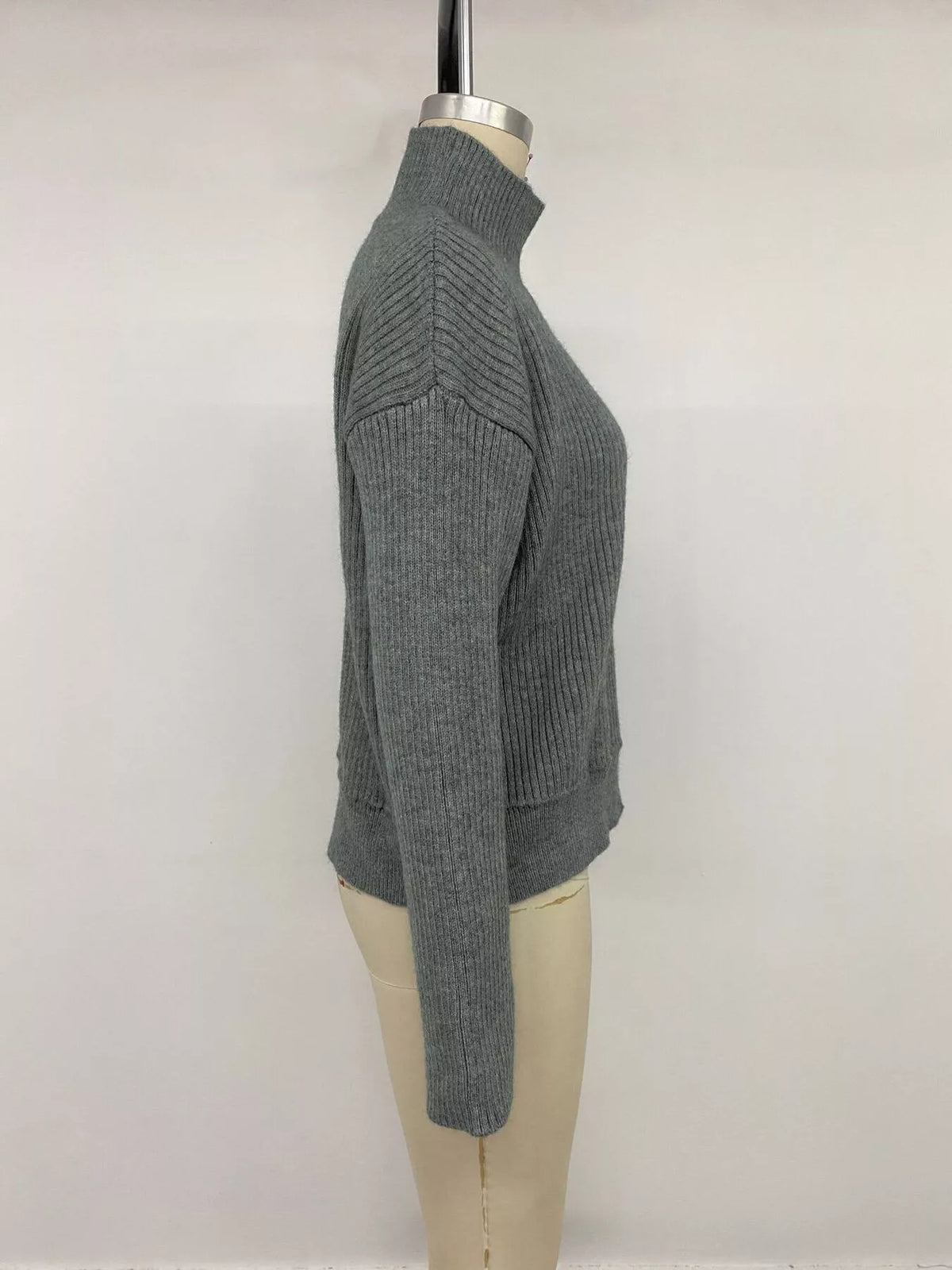 Salome cardigan med polokrage