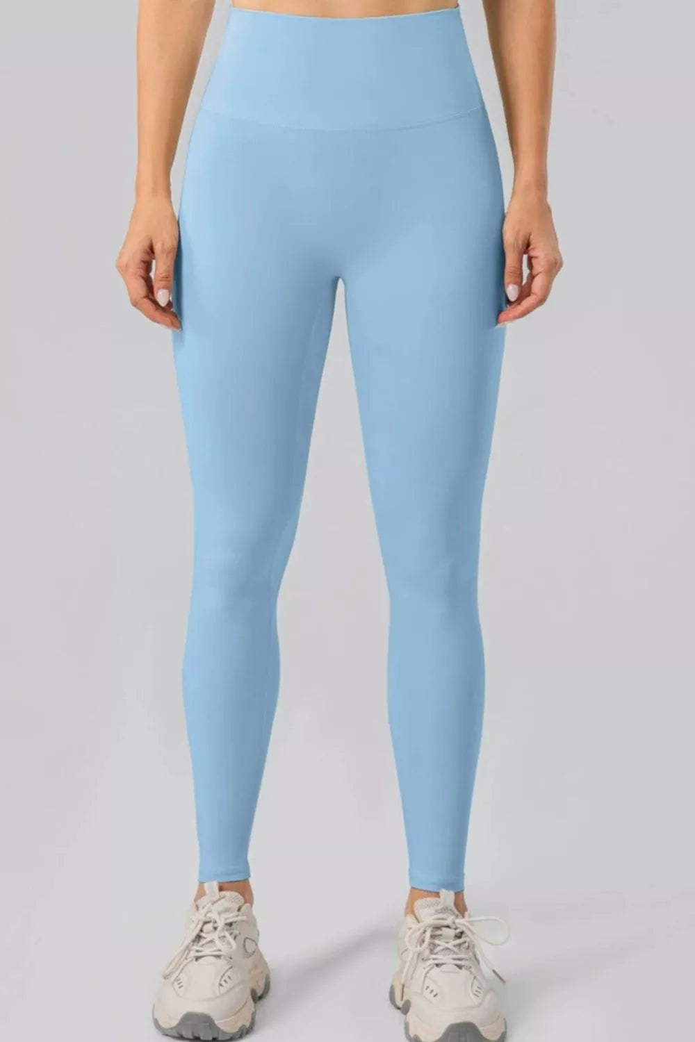 Ingun högmidjade leggings, ljusblå