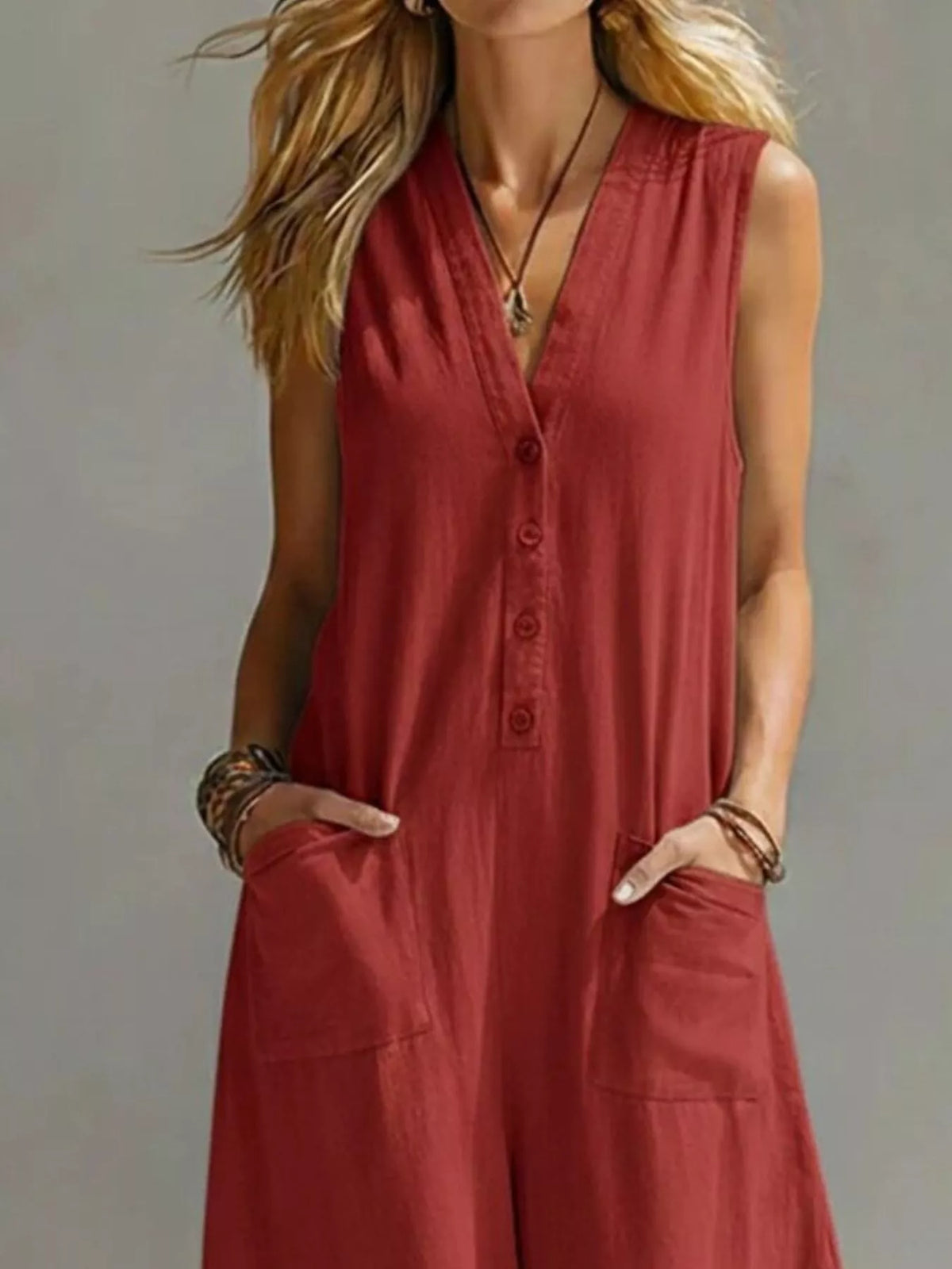 Tordis v-ringad jumpsuit