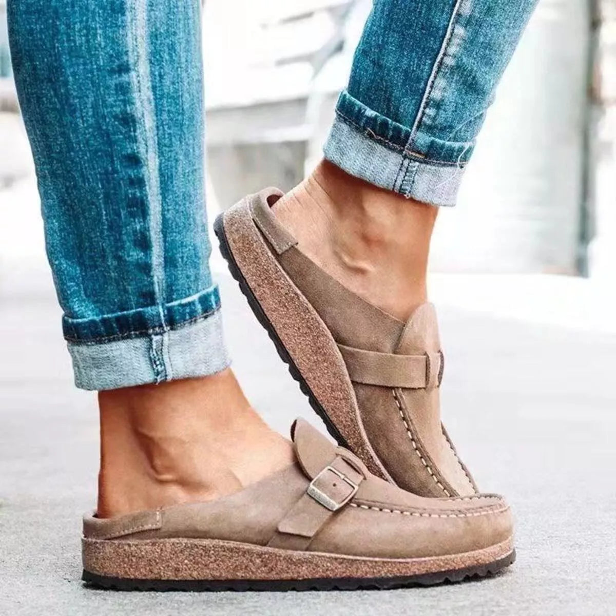 Henna platta slip-ons