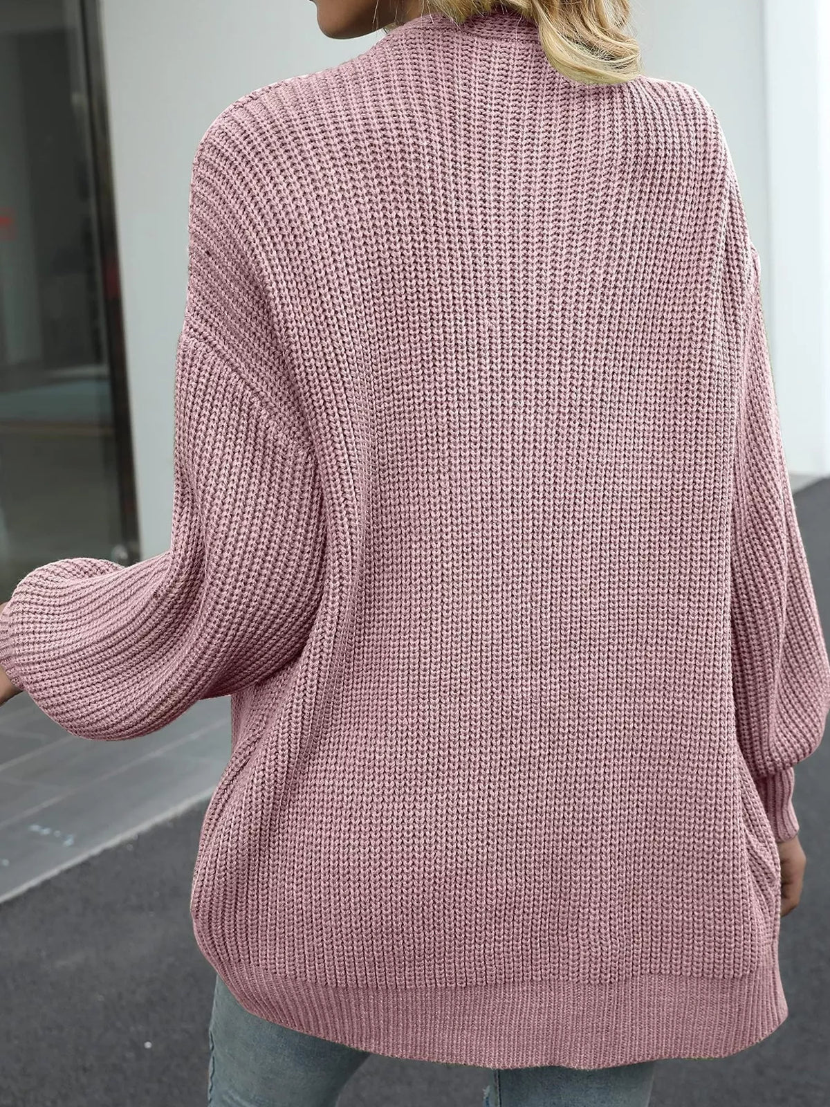 Senta grovstickad cardigan