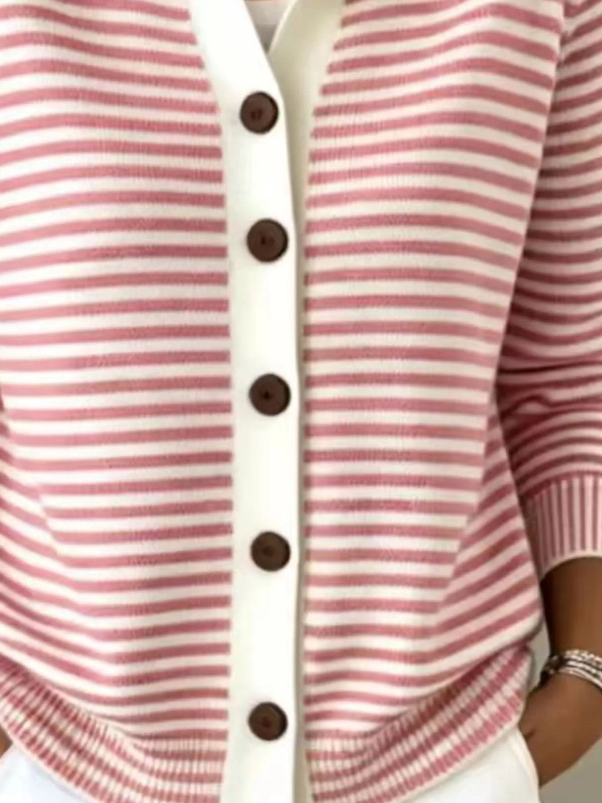 Aglaia randig cardigan
