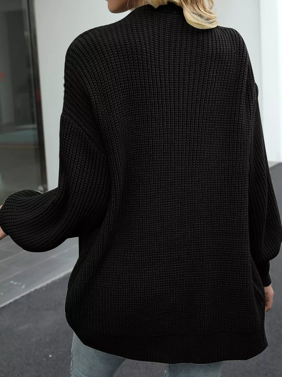 Senta grovstickad cardigan