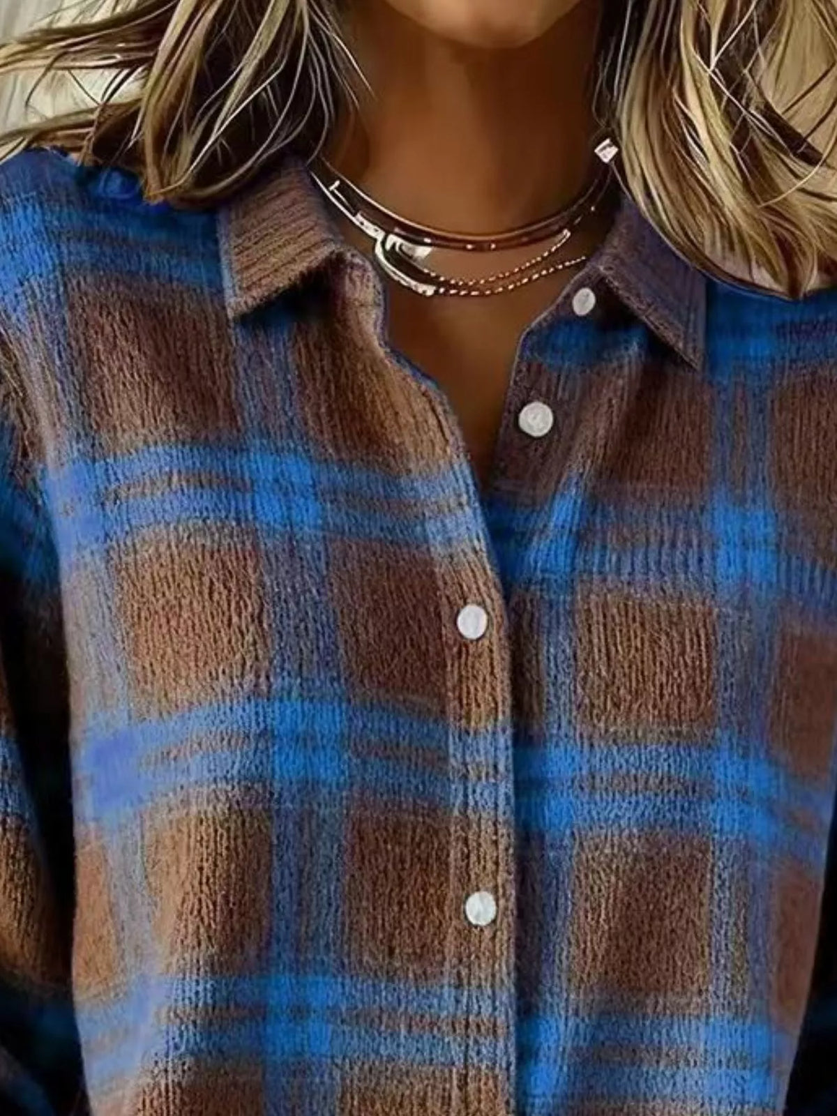 Yasmin rutig cardigan