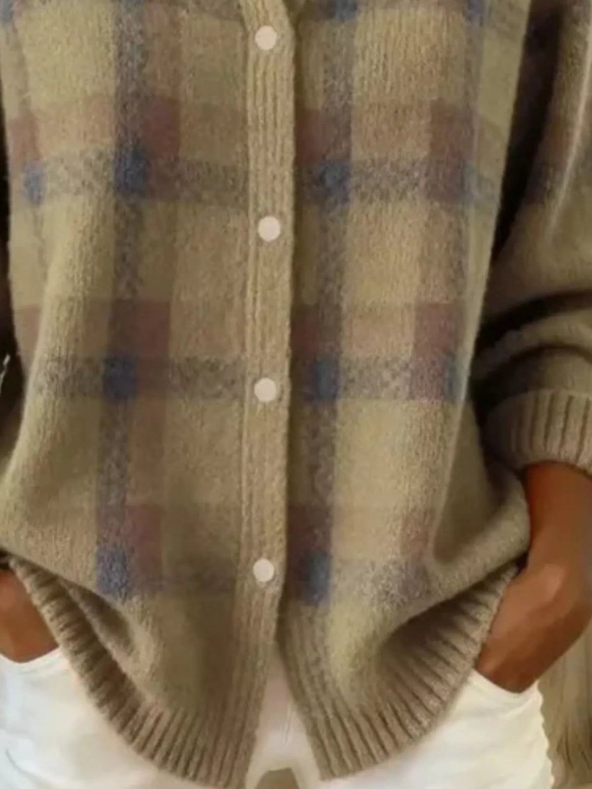 Yasmin rutig cardigan