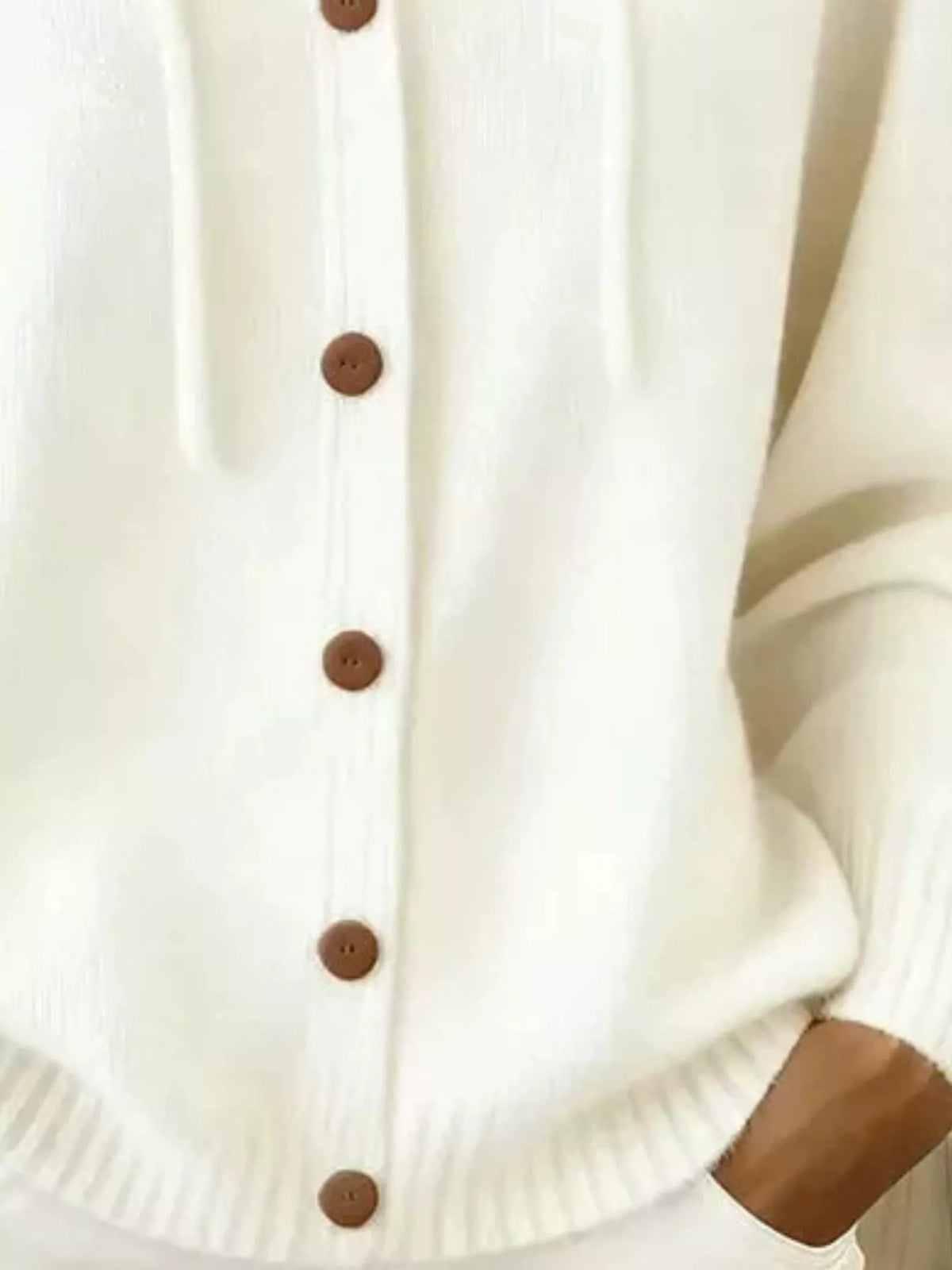 Serena cardigan med huva