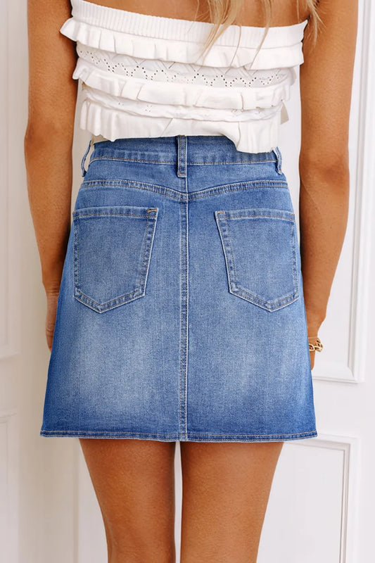 Magda minikjol i denim