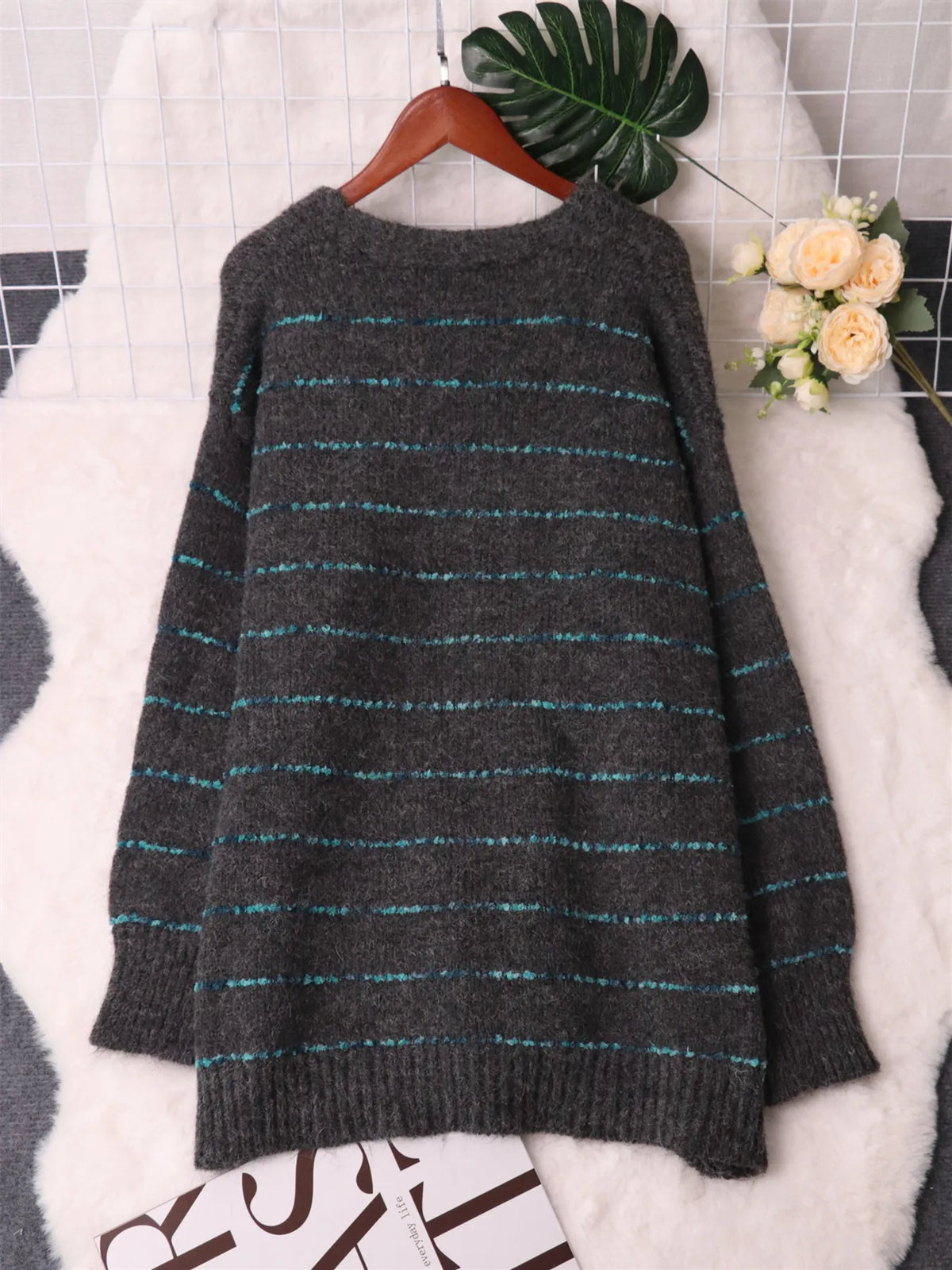 Saskia randig cardigan