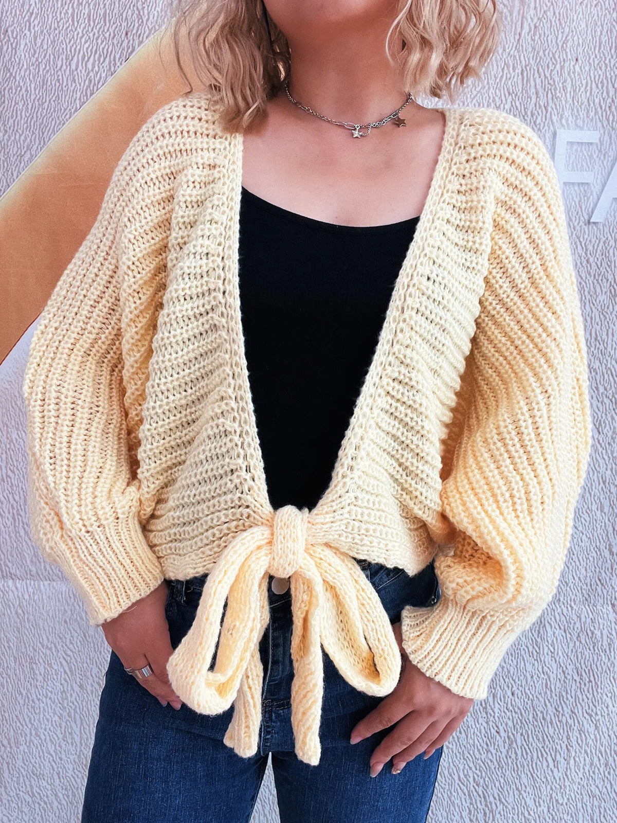 Josette croppad cardigan
