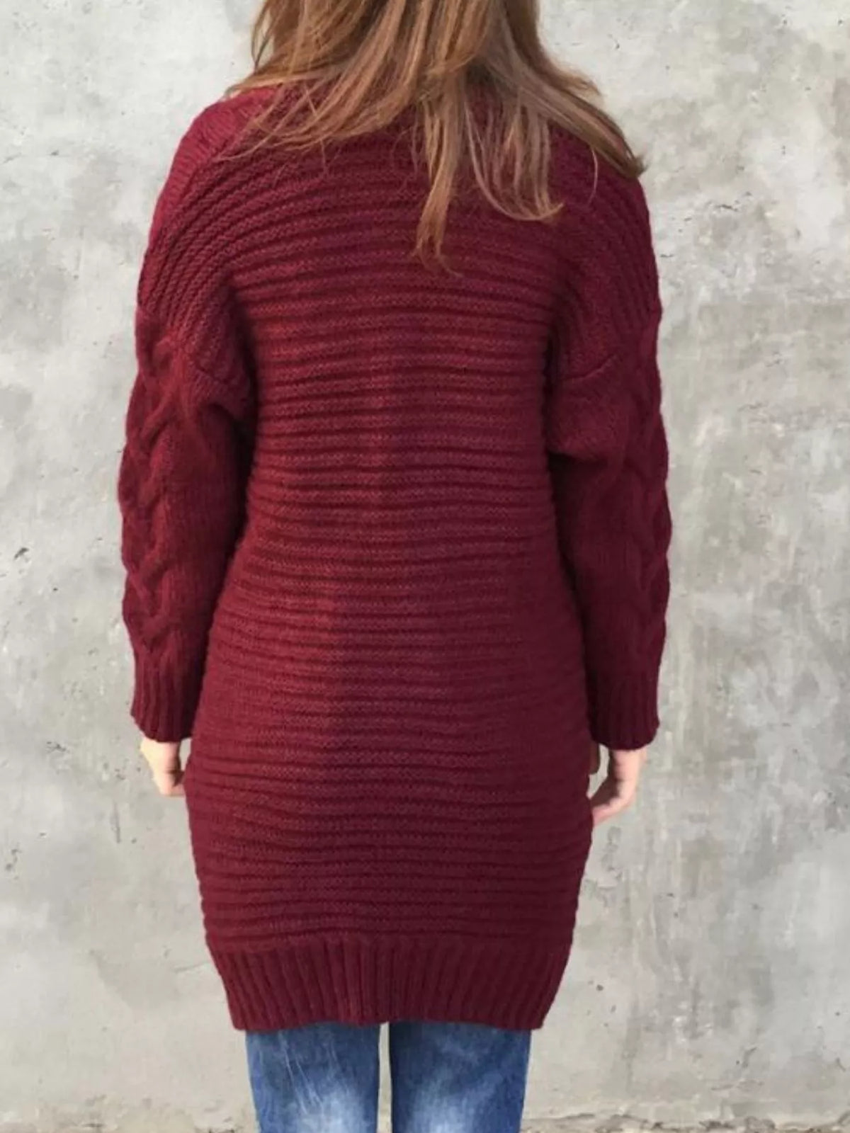 Torgerd kabelstickad cardigan