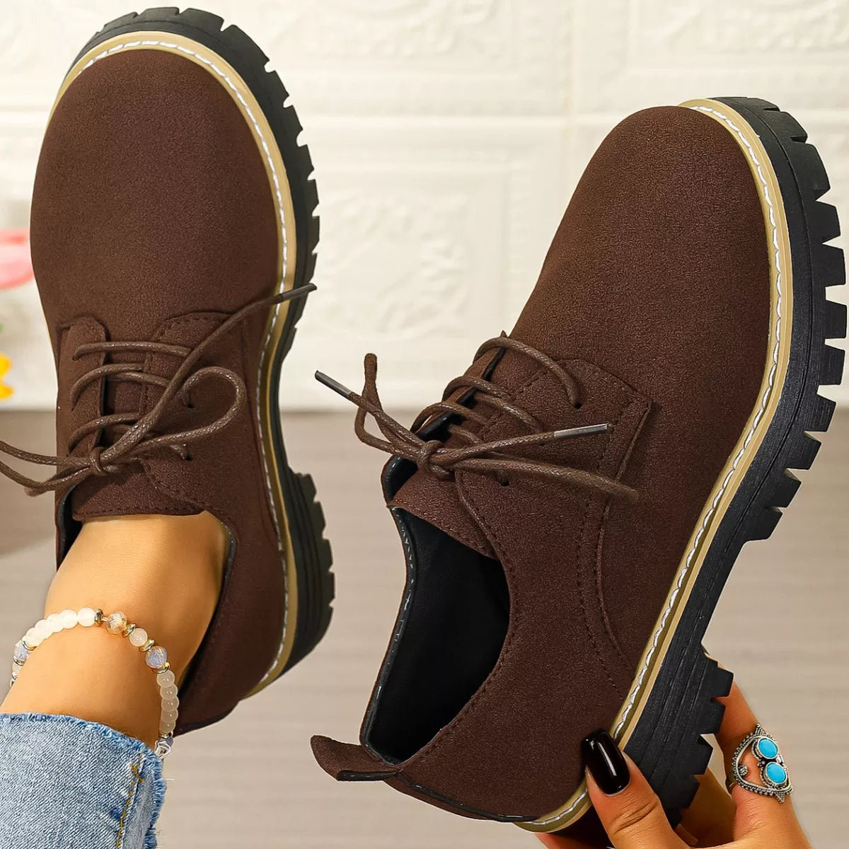 Florine loafers i mocka