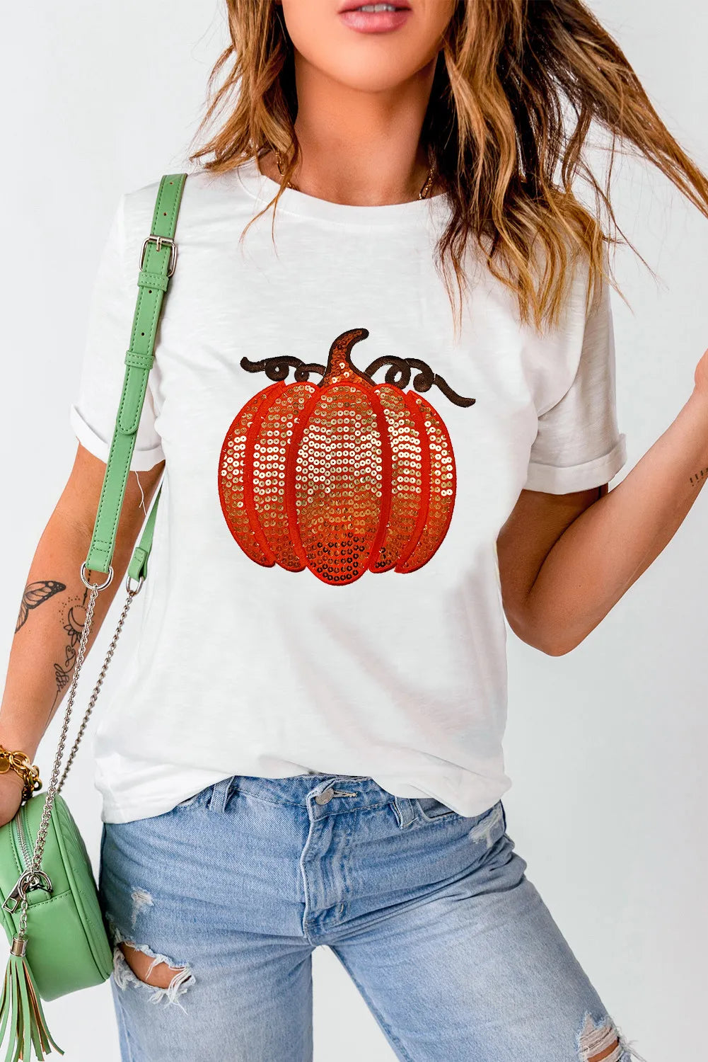 Betty t-shirt med paljetter