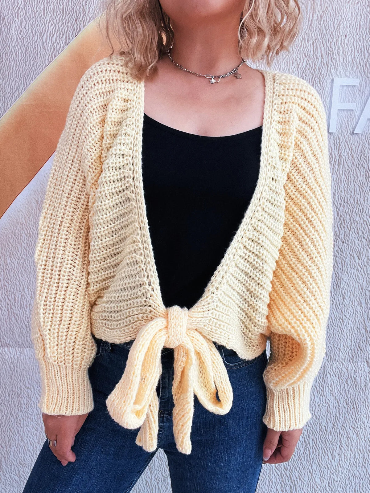 Josette croppad cardigan