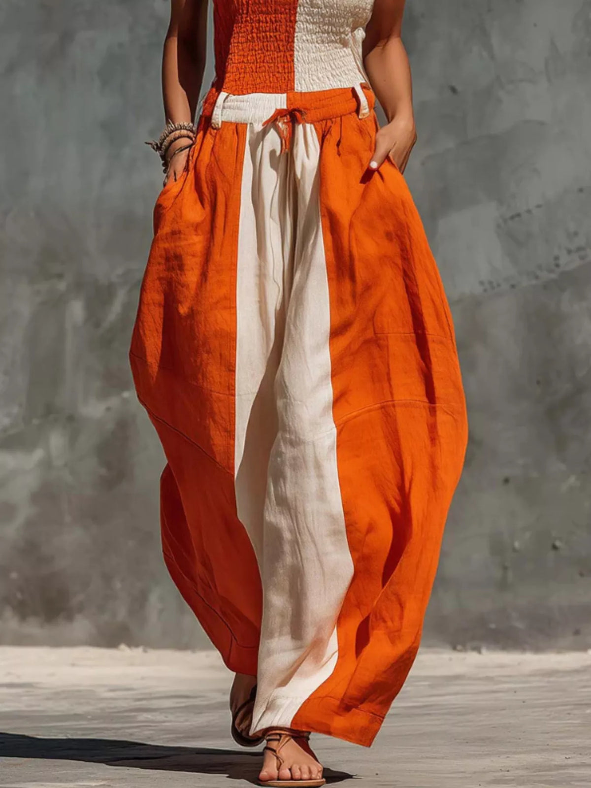 Aloisia axelbandslös jumpsuit