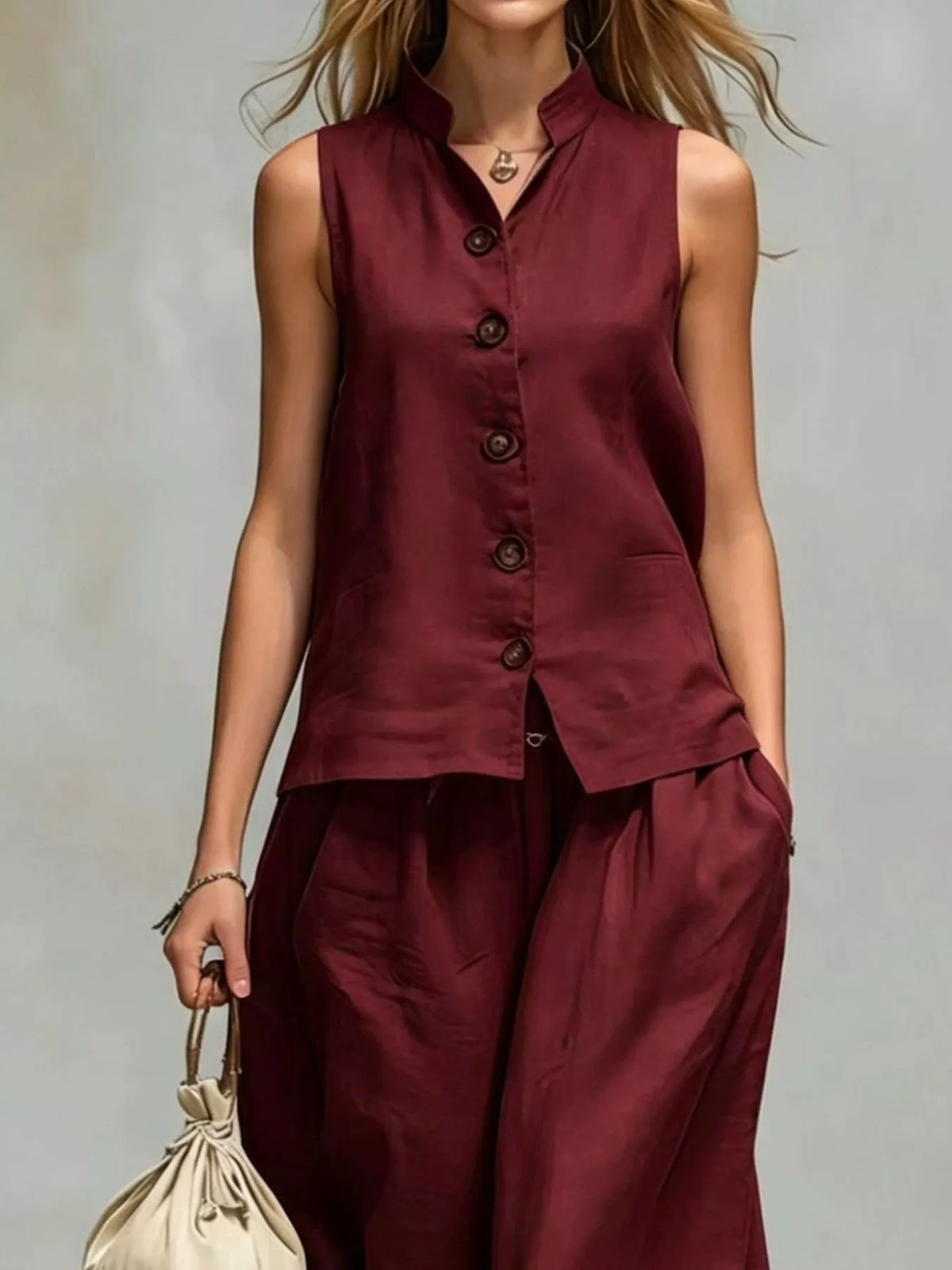 Ondine ärmlöst set
