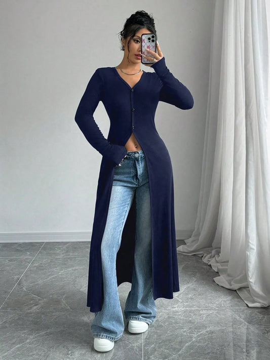 Federica cardigan med slits