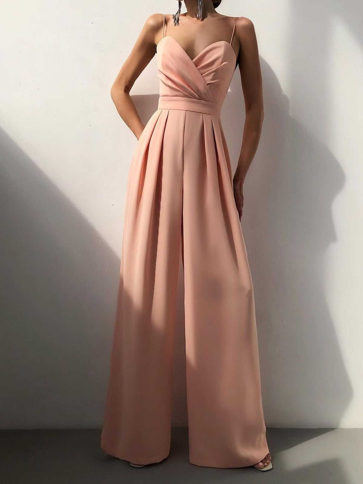 Libby jumpsuit med smala axelband