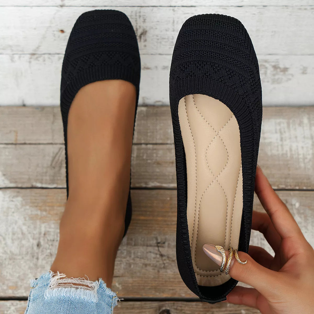Eleni slip-ons i mesh