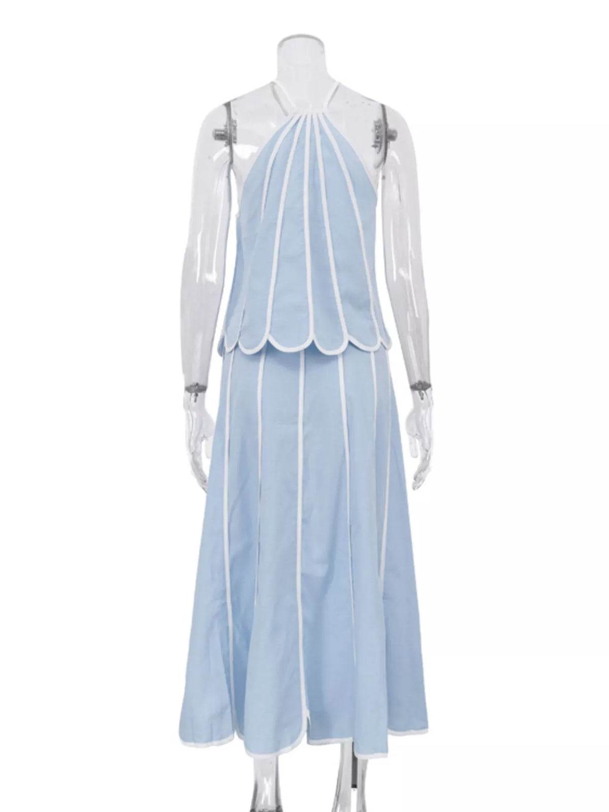 Ludmila set med halterneck