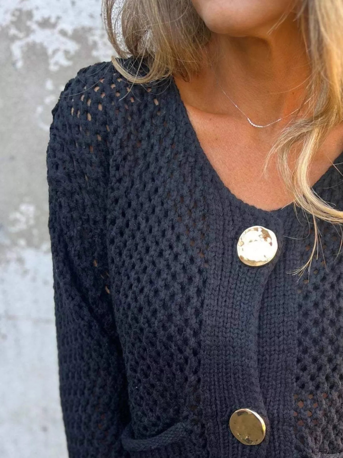 Verity virkad cardigan