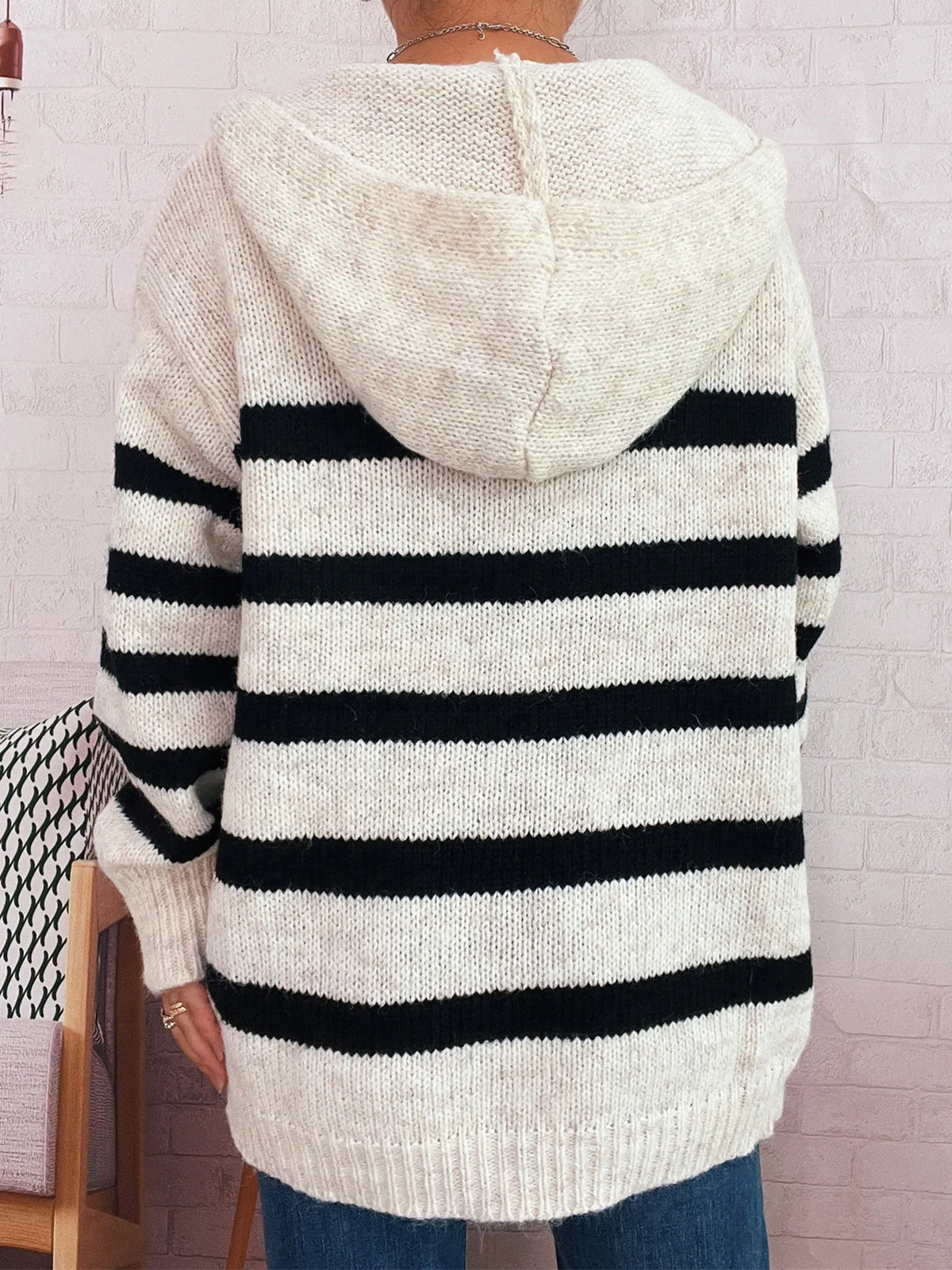 Nayla randig cardigan