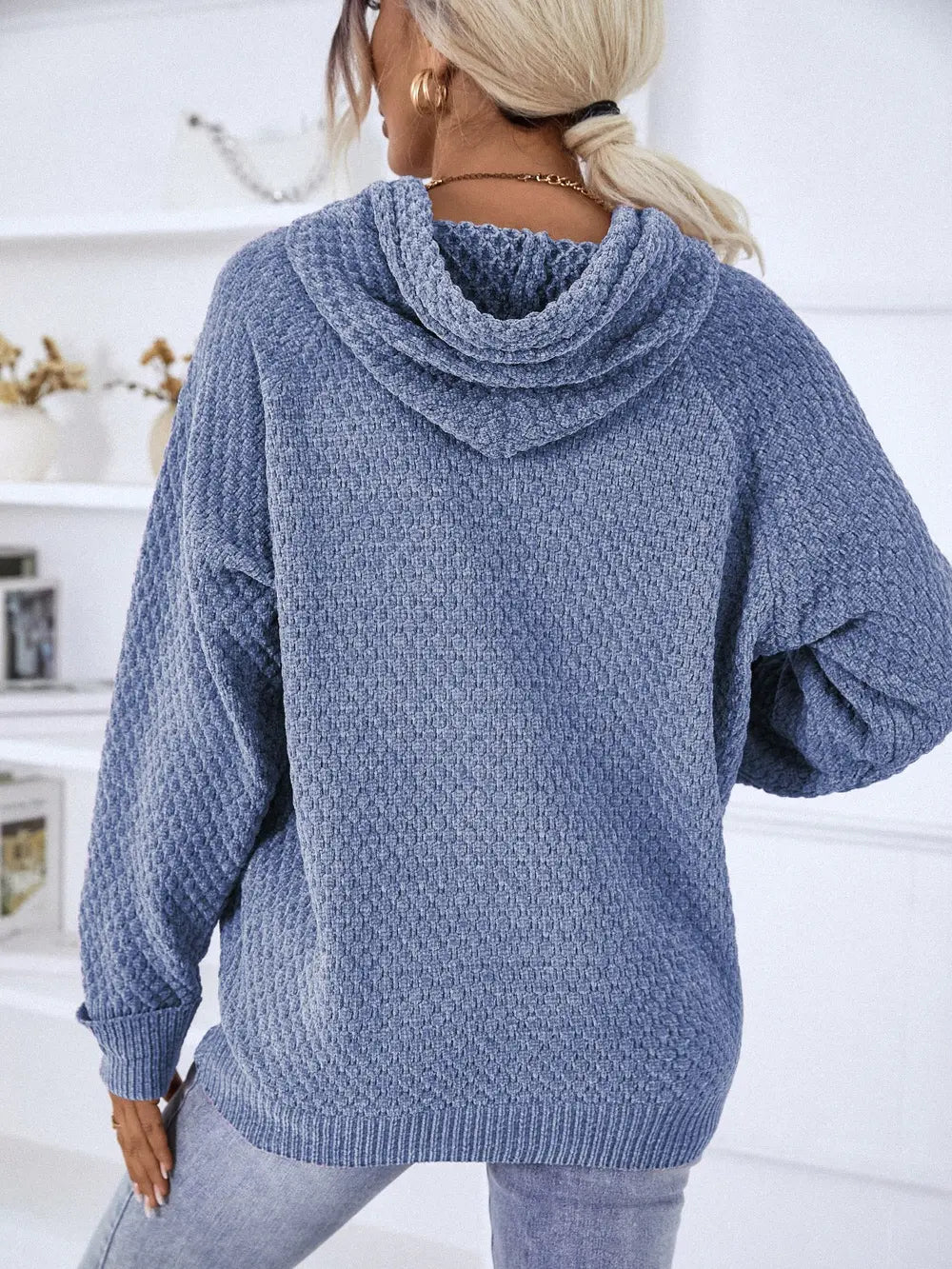 Felisa stickad hoodie