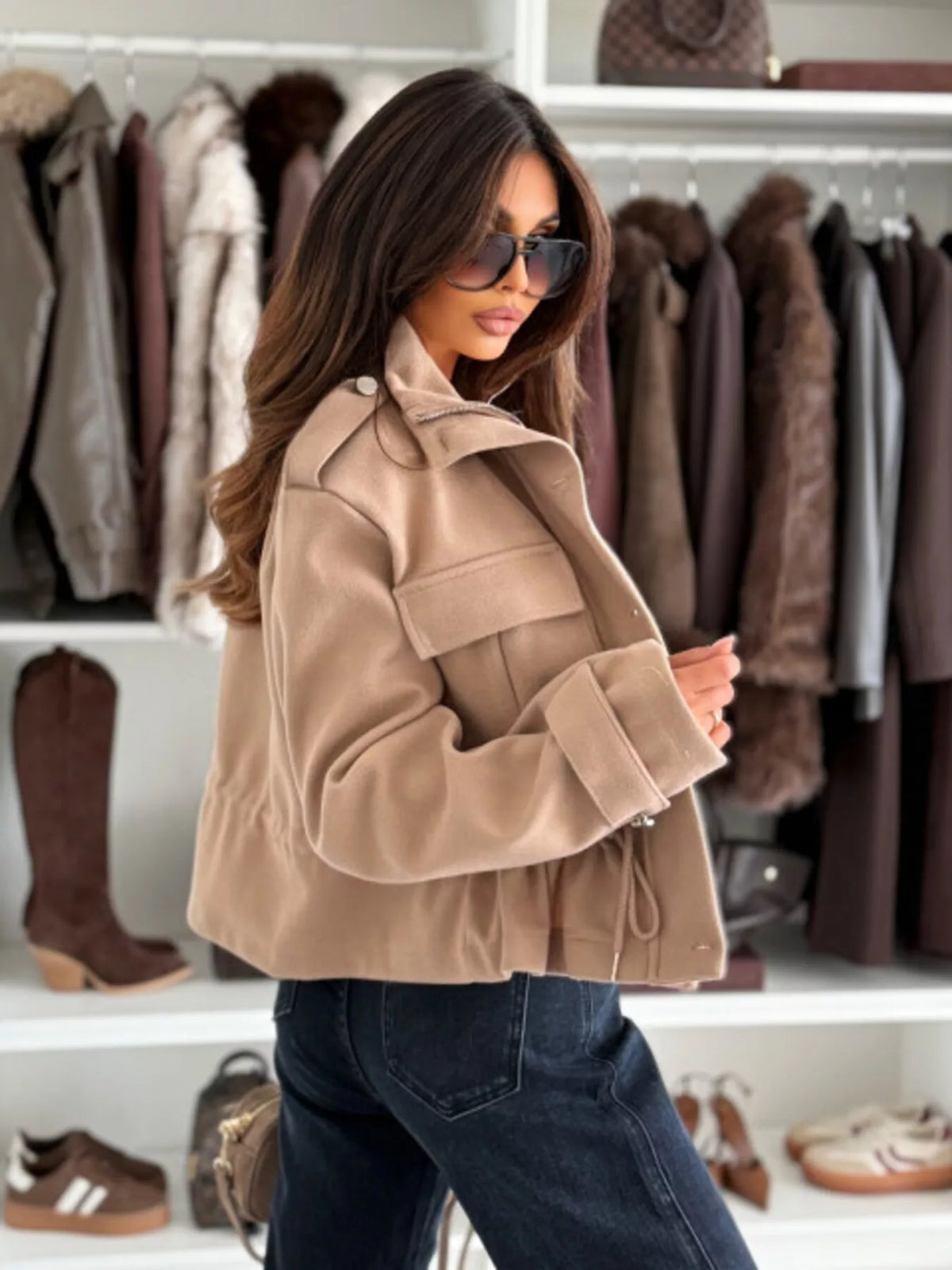 Sofie croppad jacka