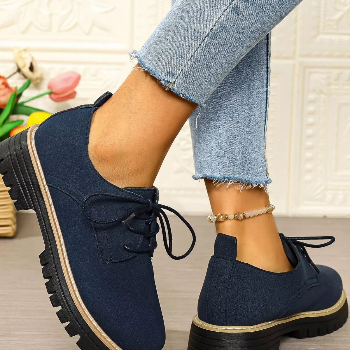 Florine loafers i mocka