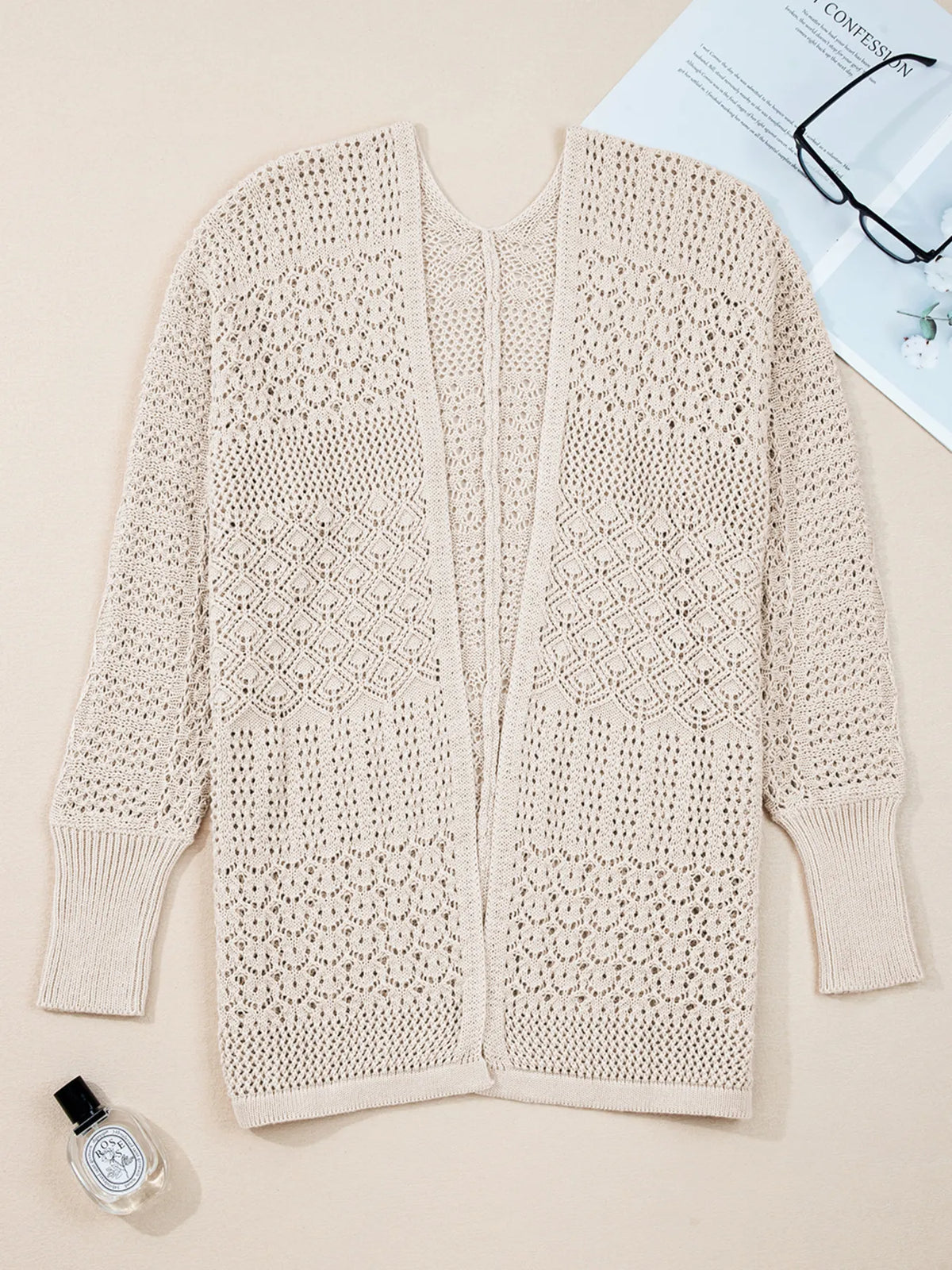 Leanne hålstickad cardigan