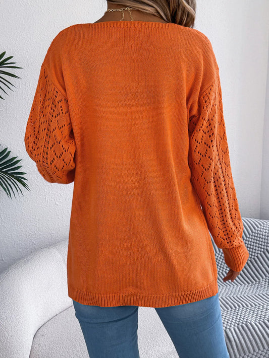 Calanthe hålstickad cardigan