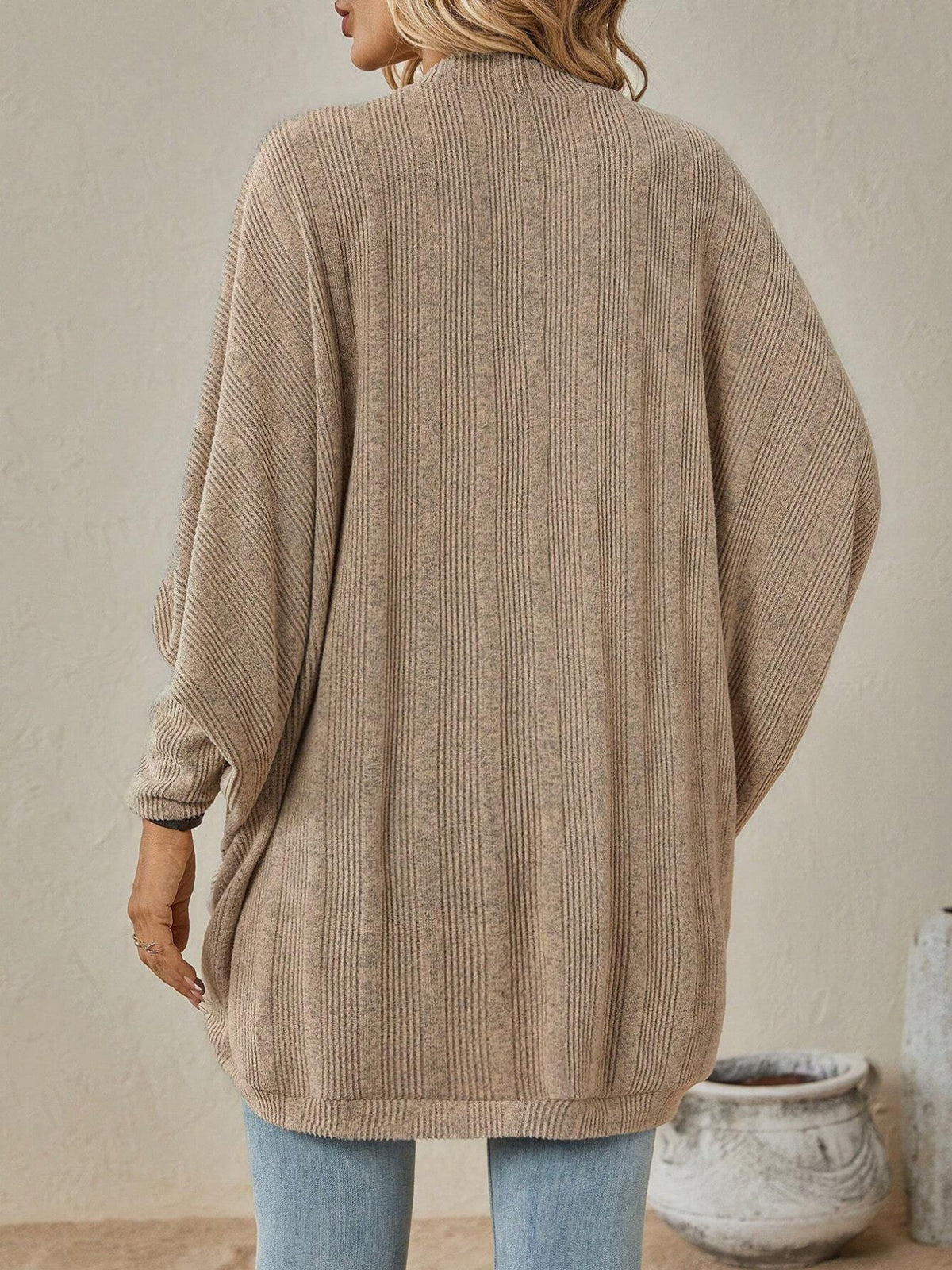 Fiorella cardigan med fladdermusärm
