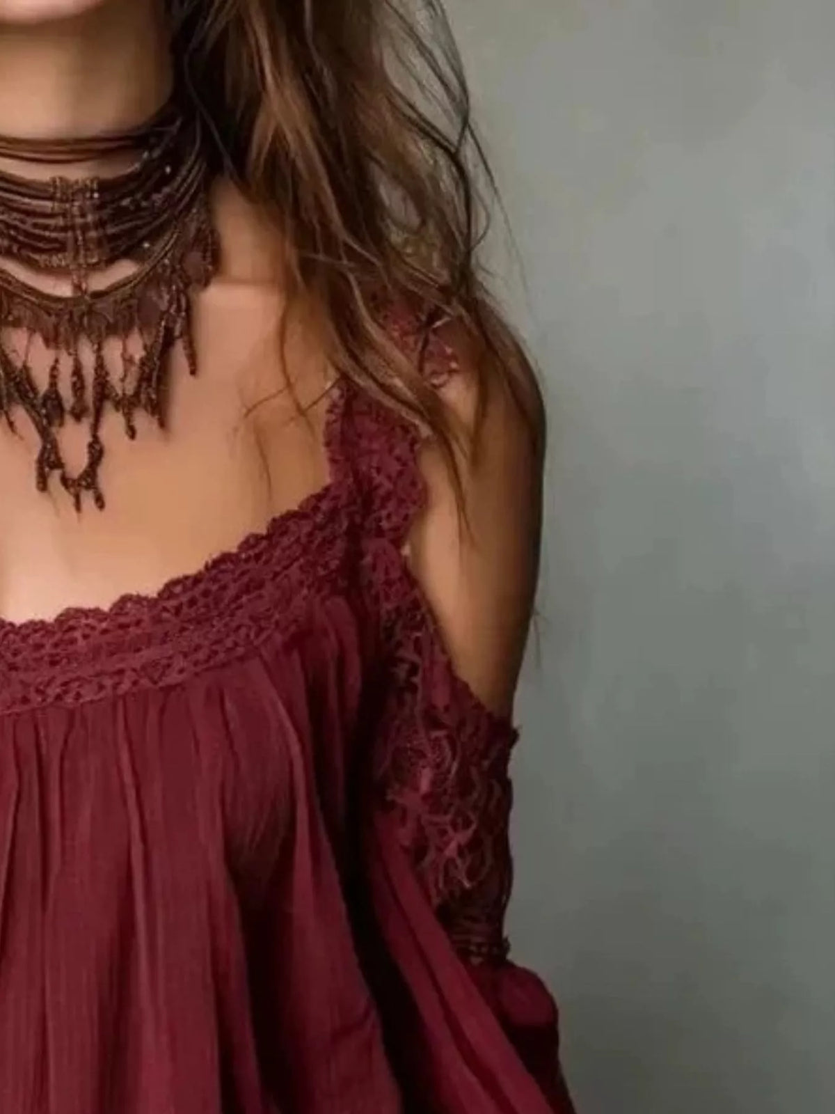 Alicia off-shoulder blus