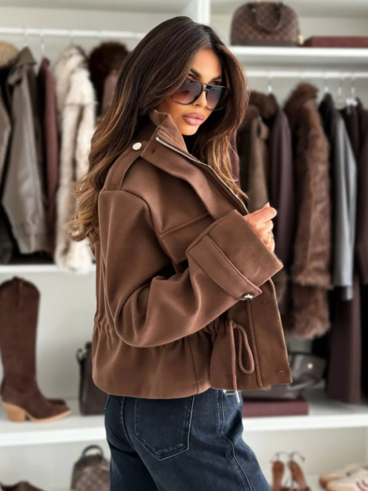 Sofie croppad jacka