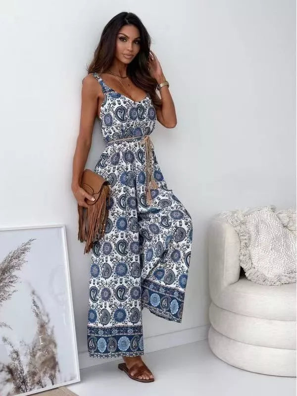 Azura jumpsuit med smala axelband
