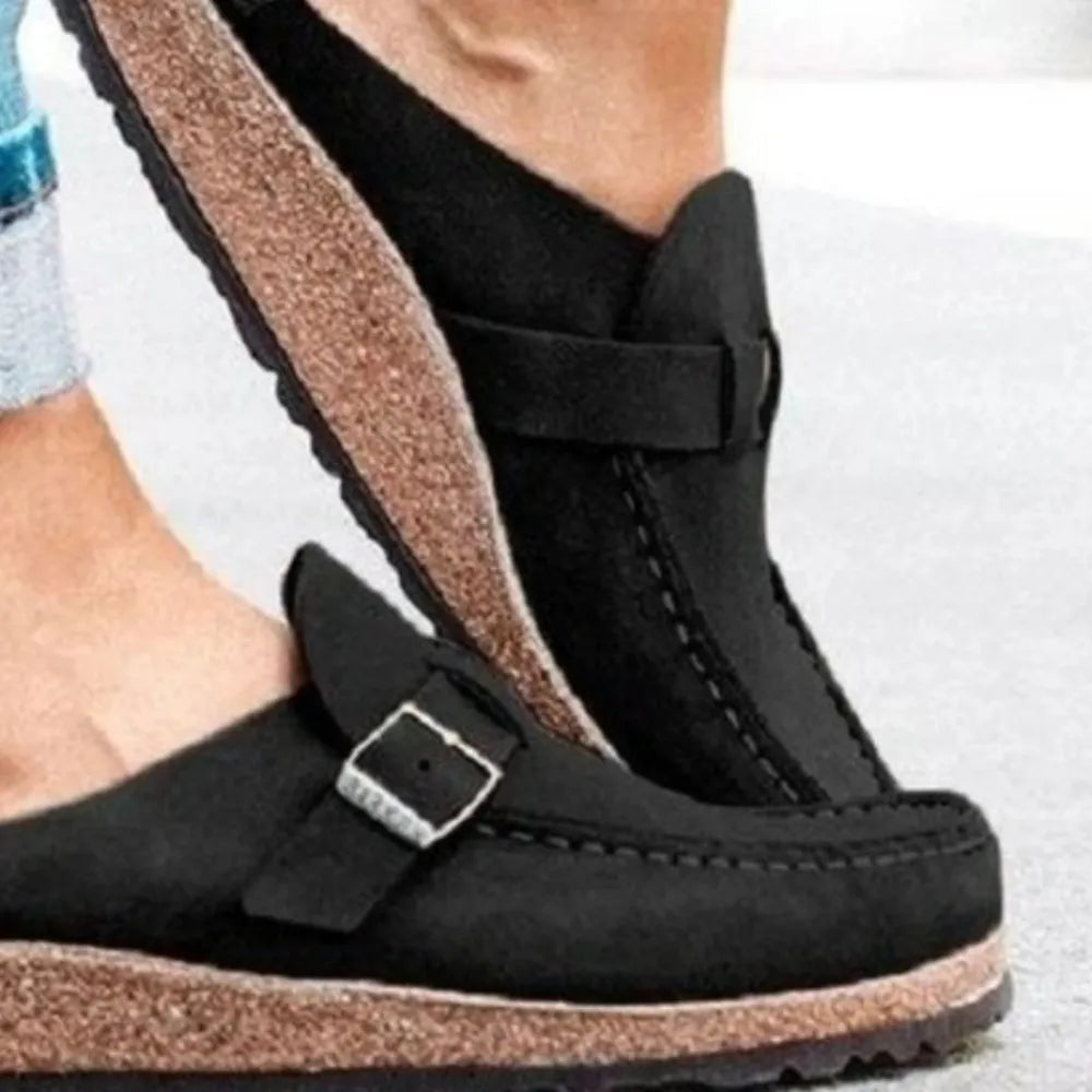 Maeve loafers i läderlook