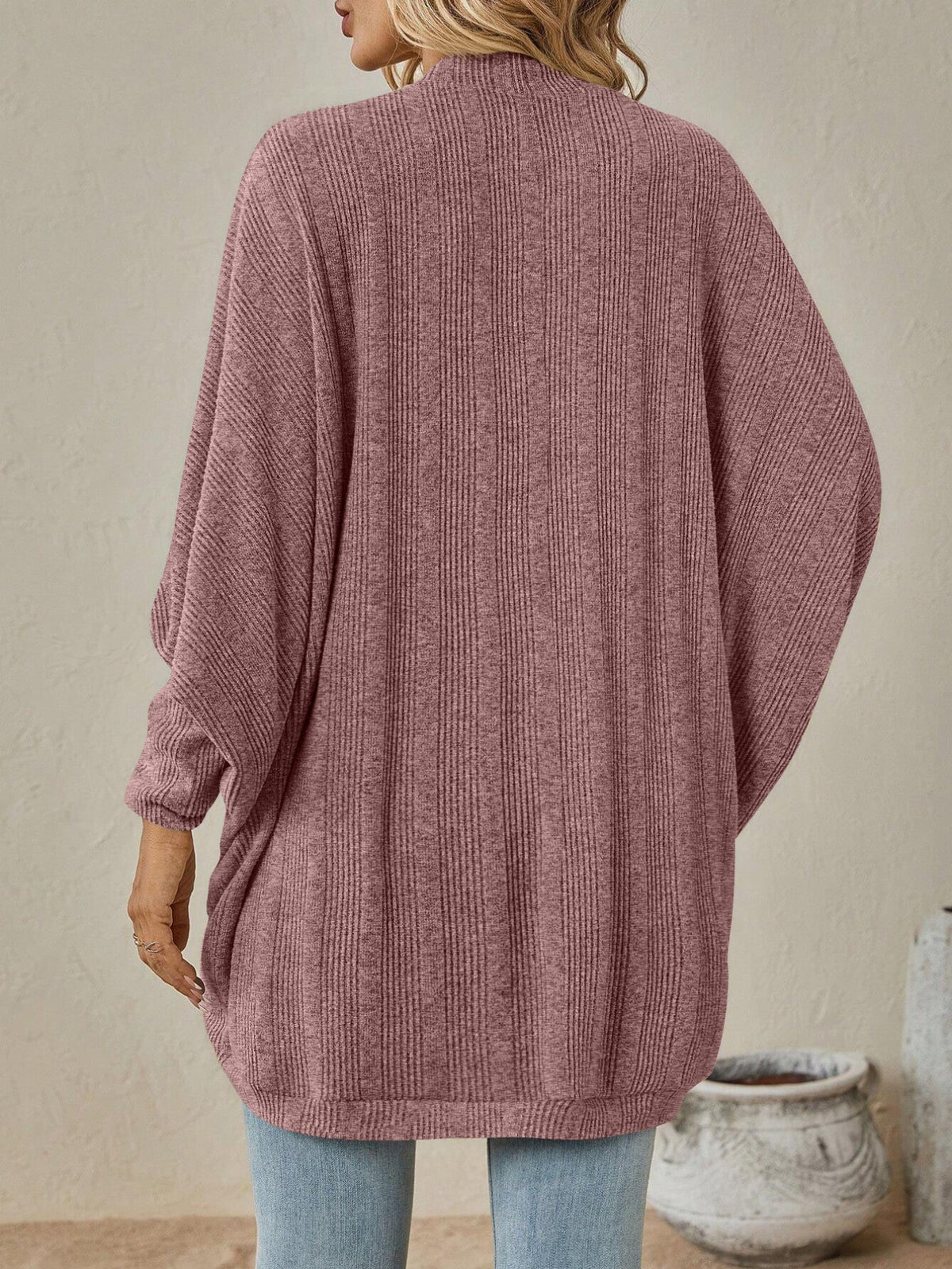 Fiorella cardigan med fladdermusärm