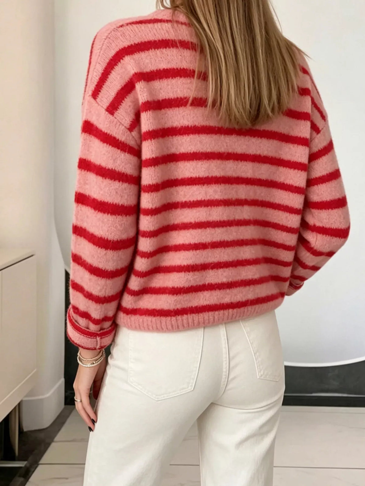 Matilda randig cardigan
