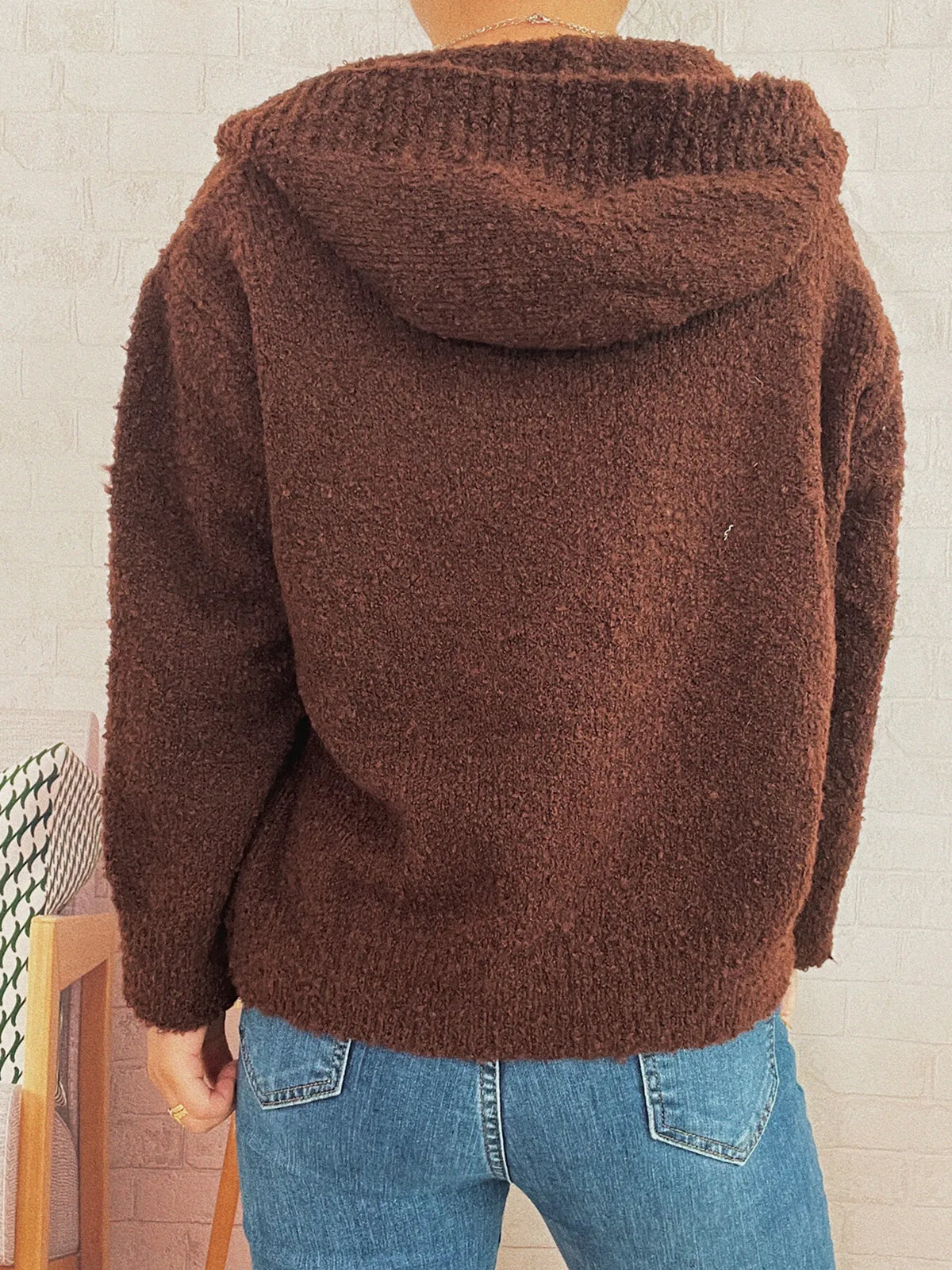 Benna cardigan med huva