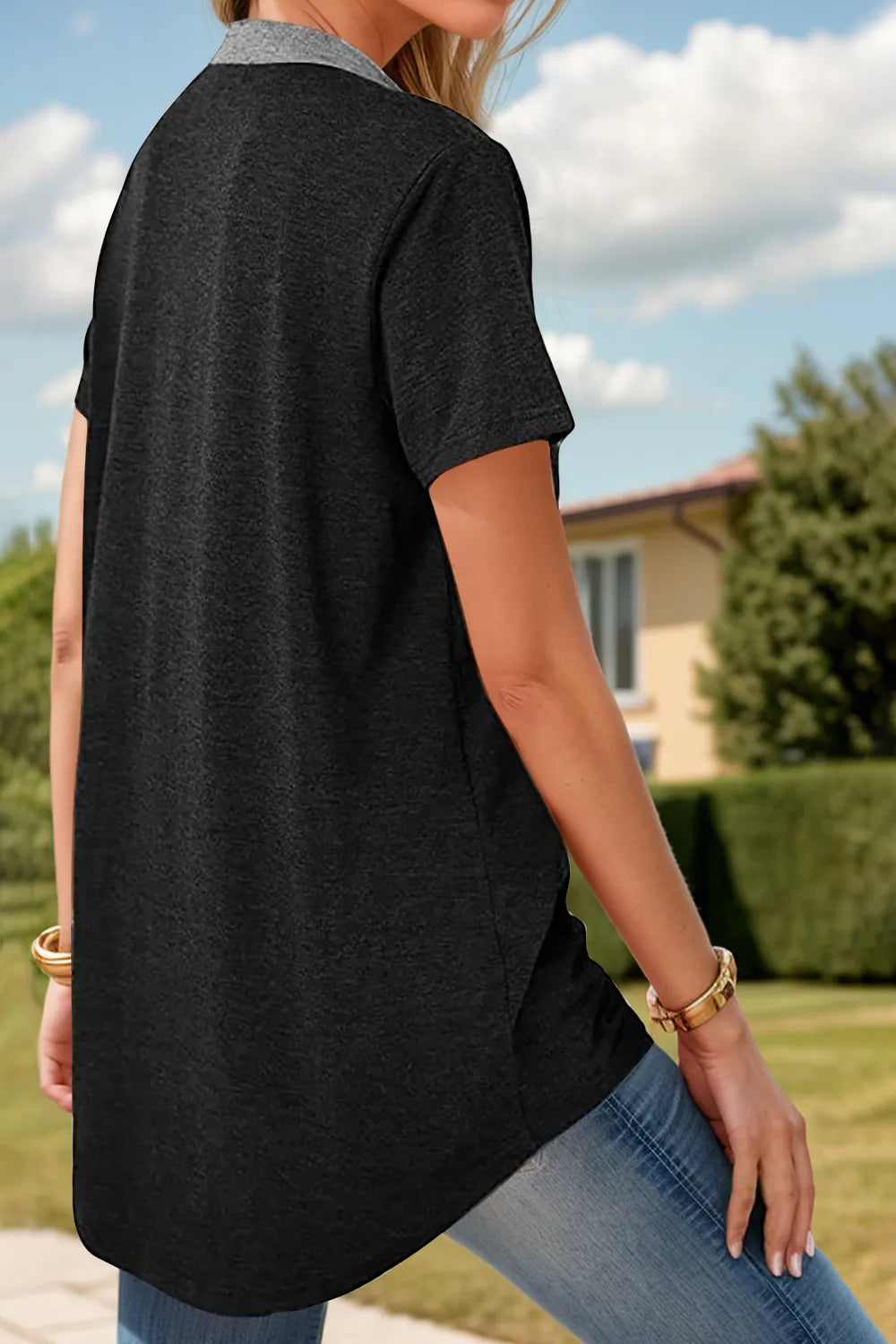 Allis t-shirt med bröstficka