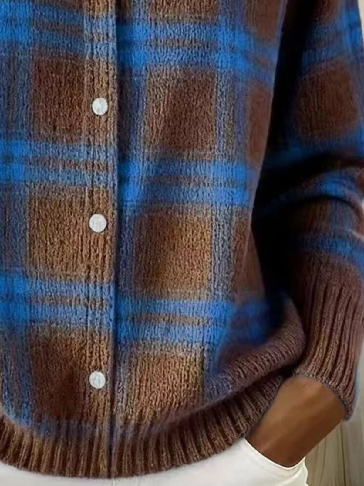 Yasmin rutig cardigan