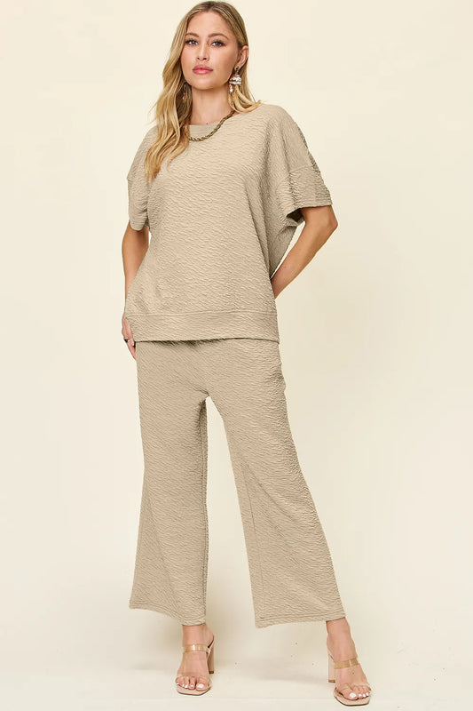 Carmela ankellångt set, khaki