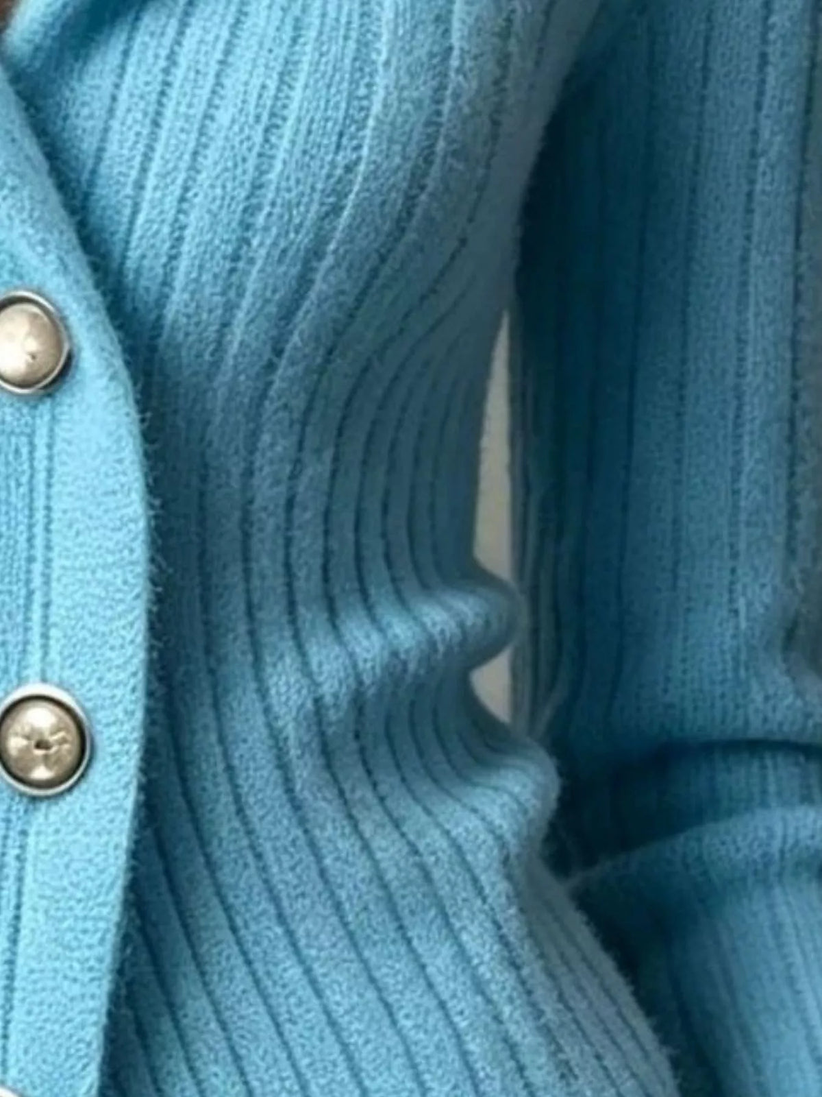Genoveva ribbstickad cardigan