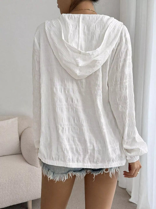 Wiveka höftlång hoodie
