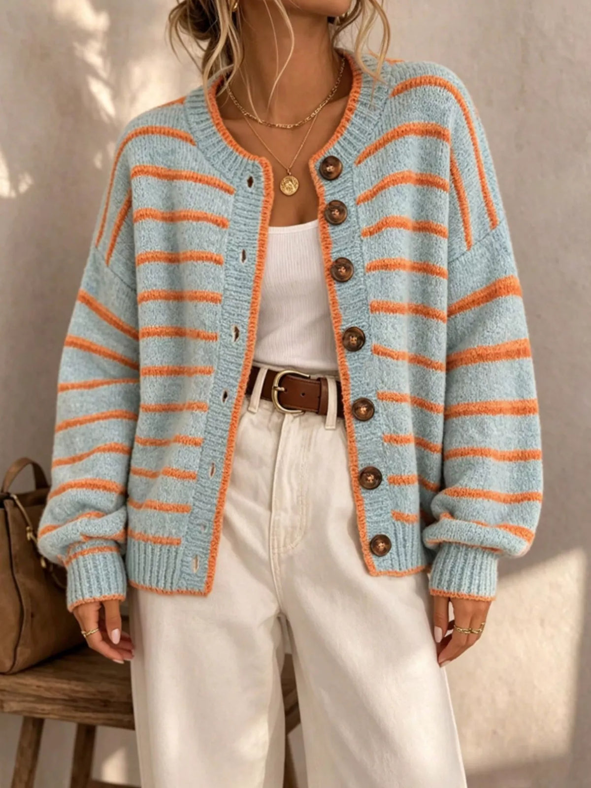 Maggie randig cardigan