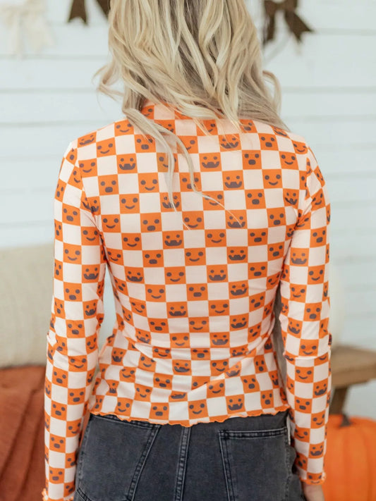 Clara blus i mesh