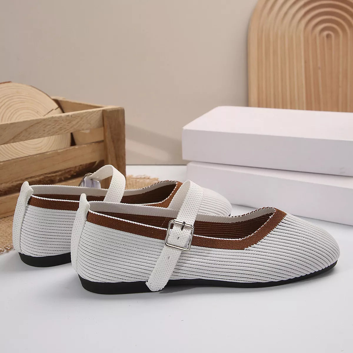 Sheryl slip-ons i mesh