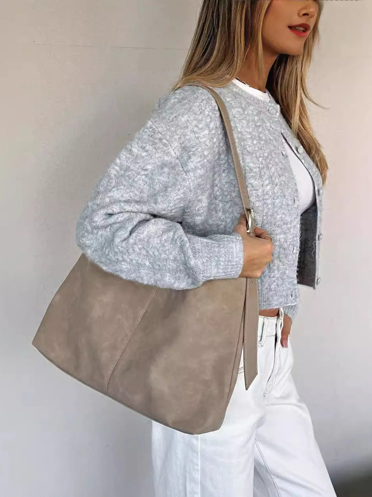 Rosie kabelstickad cardigan