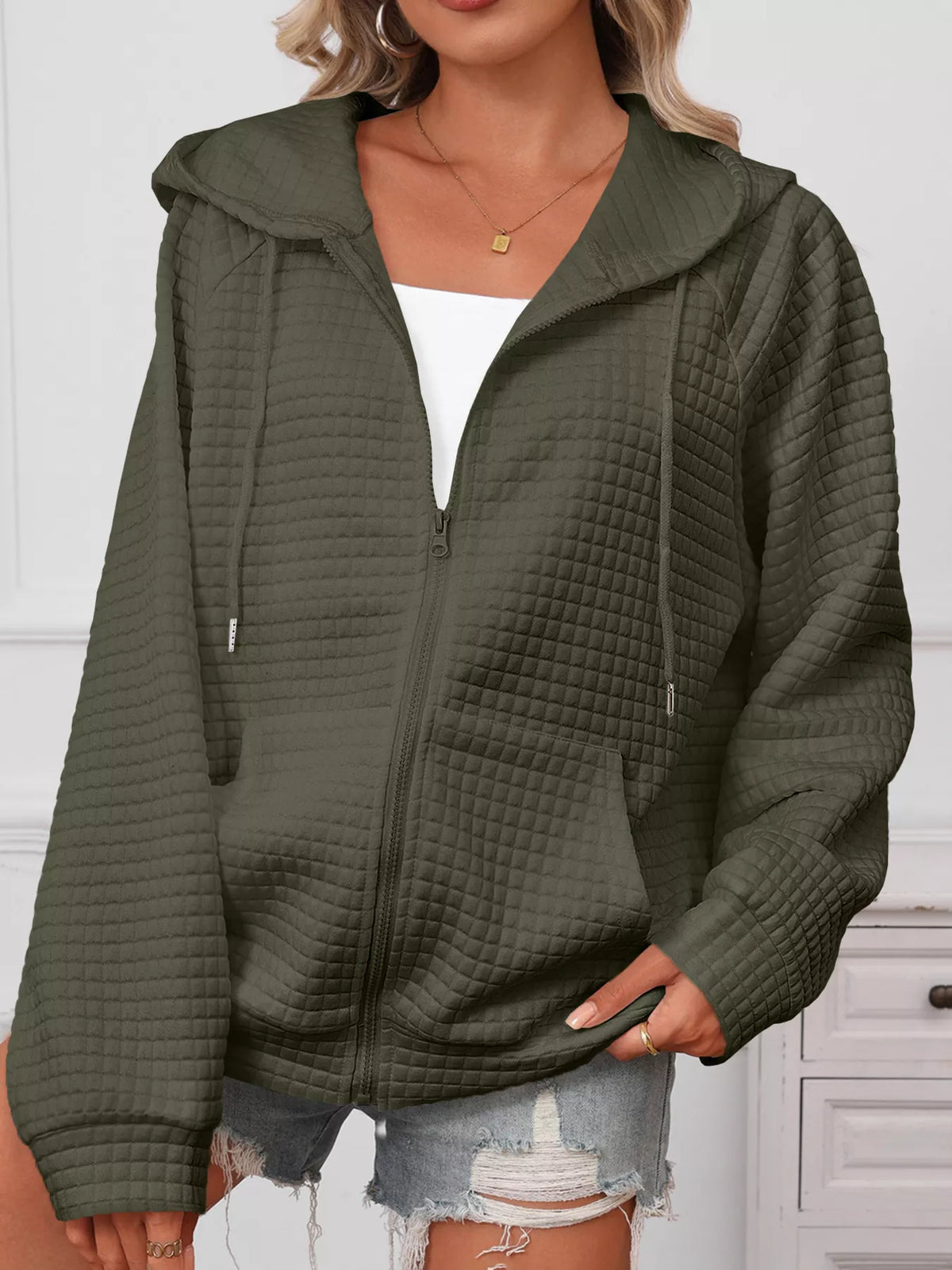 Nova quiltad hoodie